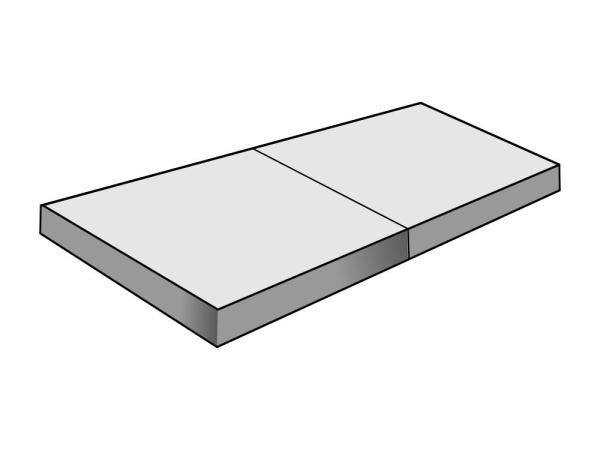 Стык без еврозапила со стяжками