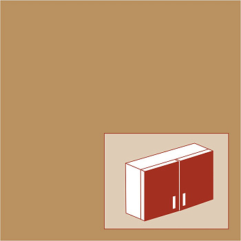 Фасадные полотна Allgau 540/8810 HG/HG MDF 2000*1300*17,6 мм