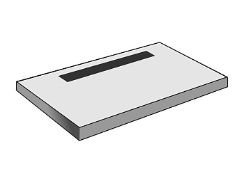 Выпил отверстия под тепловой поток  в ДСП