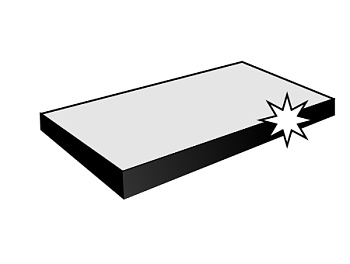 Шлифовка края компакт плиты 