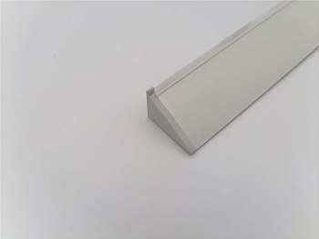 98102  заглушка левая серая  к плинтусу PL