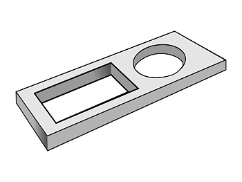 Выпил отверстия под мойку/варочную панель в ДСП